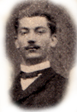 Detail from a group photograph of the Vienna Philharmonic Orchestra taken in 1885
